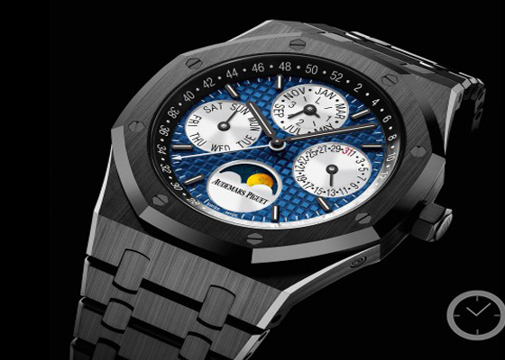 爱彼推出皇家橡树万年历黑色陶瓷腕表Only Watch 2017特别版