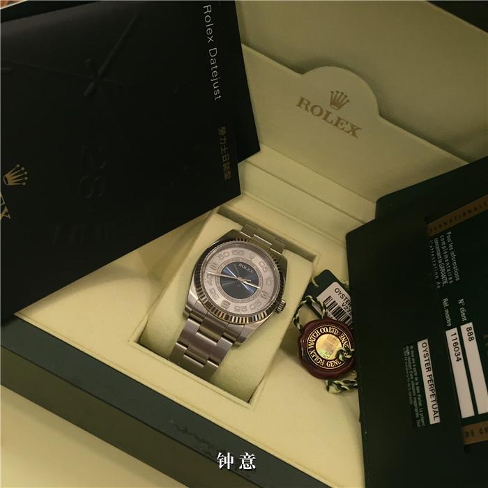 Rolex劳力士蚝式恒动 116034 精钢自动机械 36mm